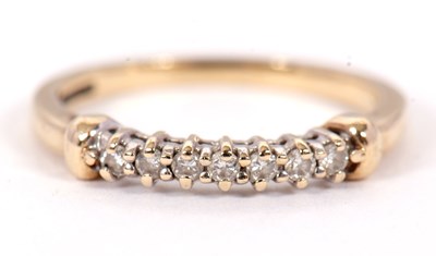 Lot 57 - A 14ct diamond ring, set with small round...