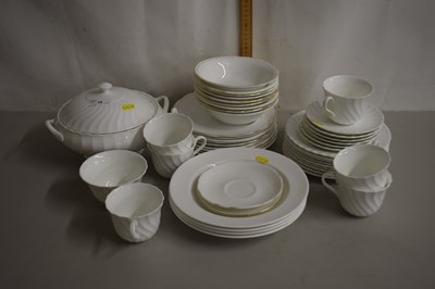 Lot 16 - Quantity of Duchess and Wedgwood cream glazed...