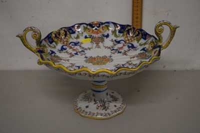 Lot 49 - A Rouen double handled tazza