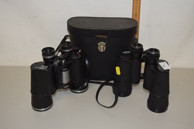 Lot 61 - Two pairs of vintage binoculars