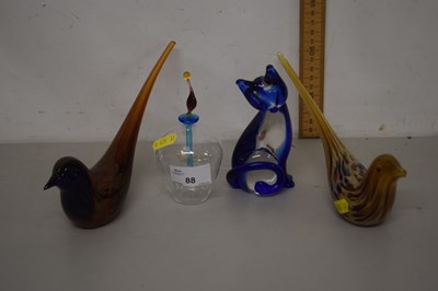 Lot 88 - Quantity of Langham Glass figurines and others