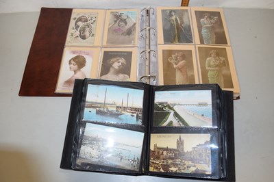 Lot 151 - Two postcard albums mainly early 20th Century...