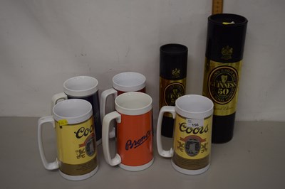 Lot 156 - Quantity of modern plastic beer steins and...