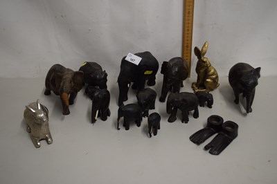 Lot 167 - Quantity of model elephants