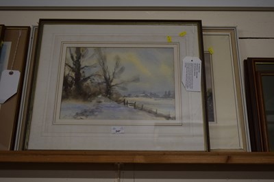 Lot 247 - Mist and Snow, Norfolk, Andrew King,...