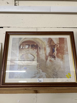 Lot 252 - William Russell Flint, Water Arches,...