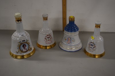 Lot 189 - Quantity of Bells commemorative decanters...