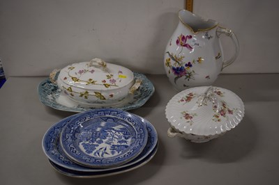 Lot 215 - Quantity of ceramic wares including a large...