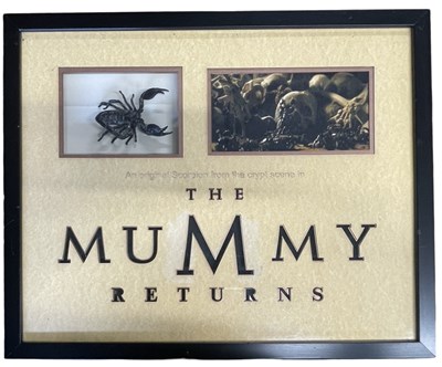 Lot 91 - A special edition display frame for The Mummy...