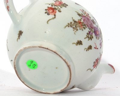 Lot 75 - Lowestoft Teapot c1780