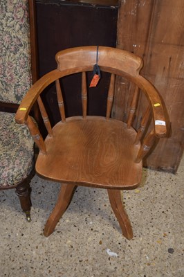 Lot 322 - Pine desk chair