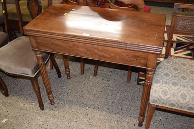 Lot 330 - A mahogany folding games table