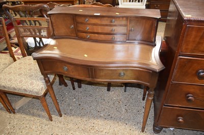 Lot 332 - A reproduction stained pine desk