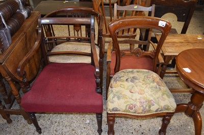 Lot 350 - Four assorted dining chairs