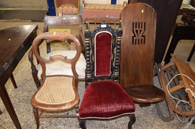 Lot 381 - Five assorted chairs