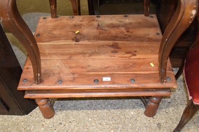 Lot 387 - A hardwood coffee table