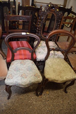 Lot 394 - Four various dining chairs