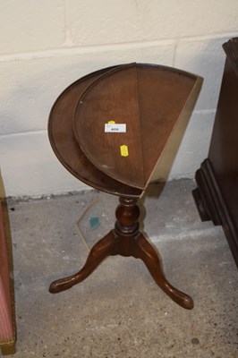 Lot 408 - Mahogany wine table (a/f)