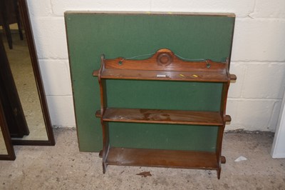 Lot 413 - A games tabletop and a three tier wall hanging...