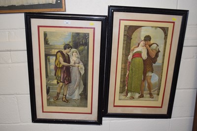 Lot 280 - Pair of prints, Whispers of Love and Wedded,...