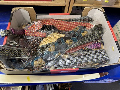 Lot 555 - Box of assorted gentlemans ties