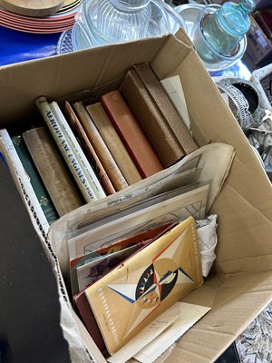 Lot 622 - Box of assorted books, various topics and...