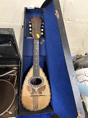 Lot 673 - Vintage mandolin in case