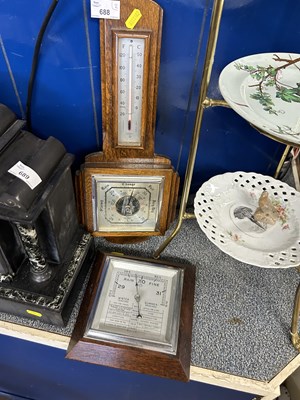 Lot 688 - Two mid 20th Century barometers