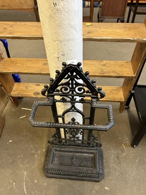 Lot 770 - A modern cast stick stand