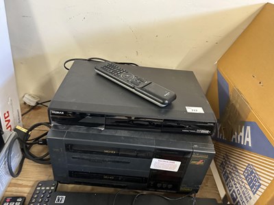 Lot 717 - Humax Freeview Box together with Amstrad...