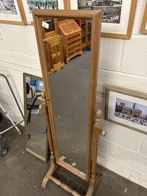 Lot 741 - Modern cheval mirror