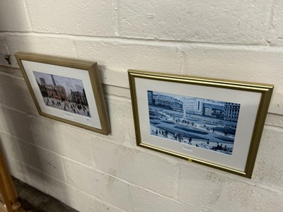 Lot 742 - Two framed prints of Lowry paintings