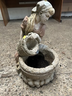 Lot 1014 - Composite garden planter/water feature