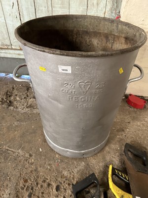 Lot 1059 - Galvanised bucket