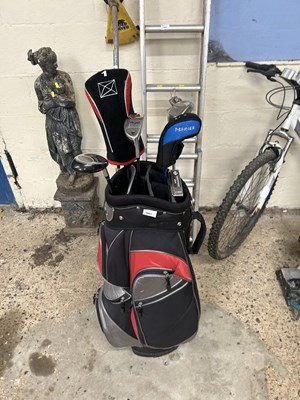 Lot 1063 - Golf bag together with clubs