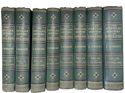 Lot 840 - ONE BOX: CHARLES KNIGHT: THE POPULAR HISTORY...