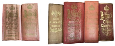 Lot 889 - ONE BOX: BURKE'S PEERAGE, BARONETAGE and...