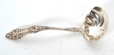 Lot 54 - An "ALVIN" Old Orange Blossom pattern sterling...