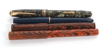 Lot 100 - Group of four fountain pens to include Conway...