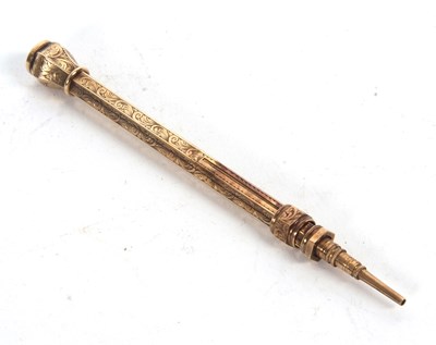 Lot 104 - Samson & Morden & Co sliding propelling pencil,...