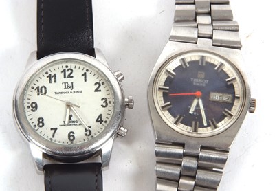 Lot 230 - A lot of two watches, one Tissot PR516, the...