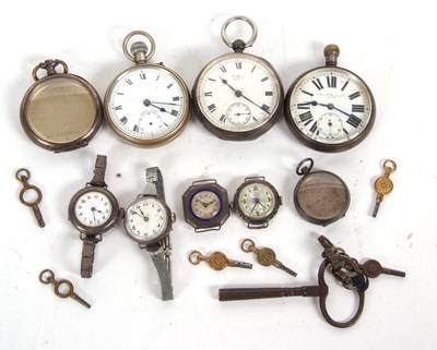 Lot 250 - Mixed Lot: Various wrist and pocket watches,...