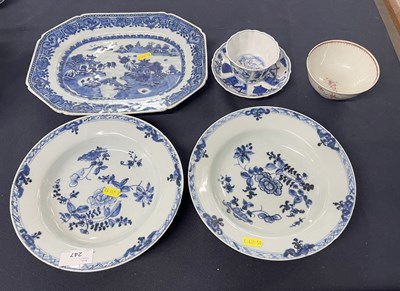 Lot 247 - Two 18th Century Chinese porcelain bowls...