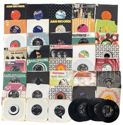 Lot 198 - A collection of 1960s+ rock'n'roll 7'' vinyl...