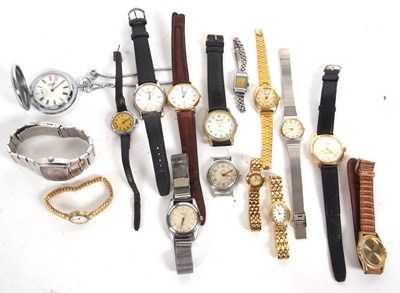 Lot 255 - A mixed lot of various wristwatches, makes to...