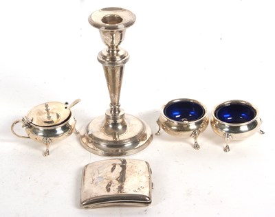 Lot 135 - Mixed Lot: George V silver three piece...