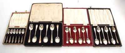 Lot 173A - Mixed Lot: Cased set of six silver Hanovarian...