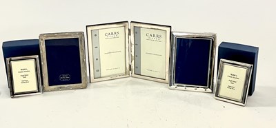 Lot 176 - Mixed Lot: Pair of small Carrs silver...