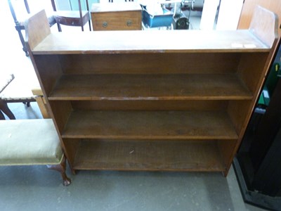 Lot 681 - Pine free standing bookcase