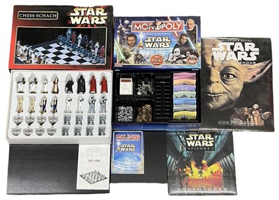 Lot 116 - A collection of Star Wars memorabilia, to...